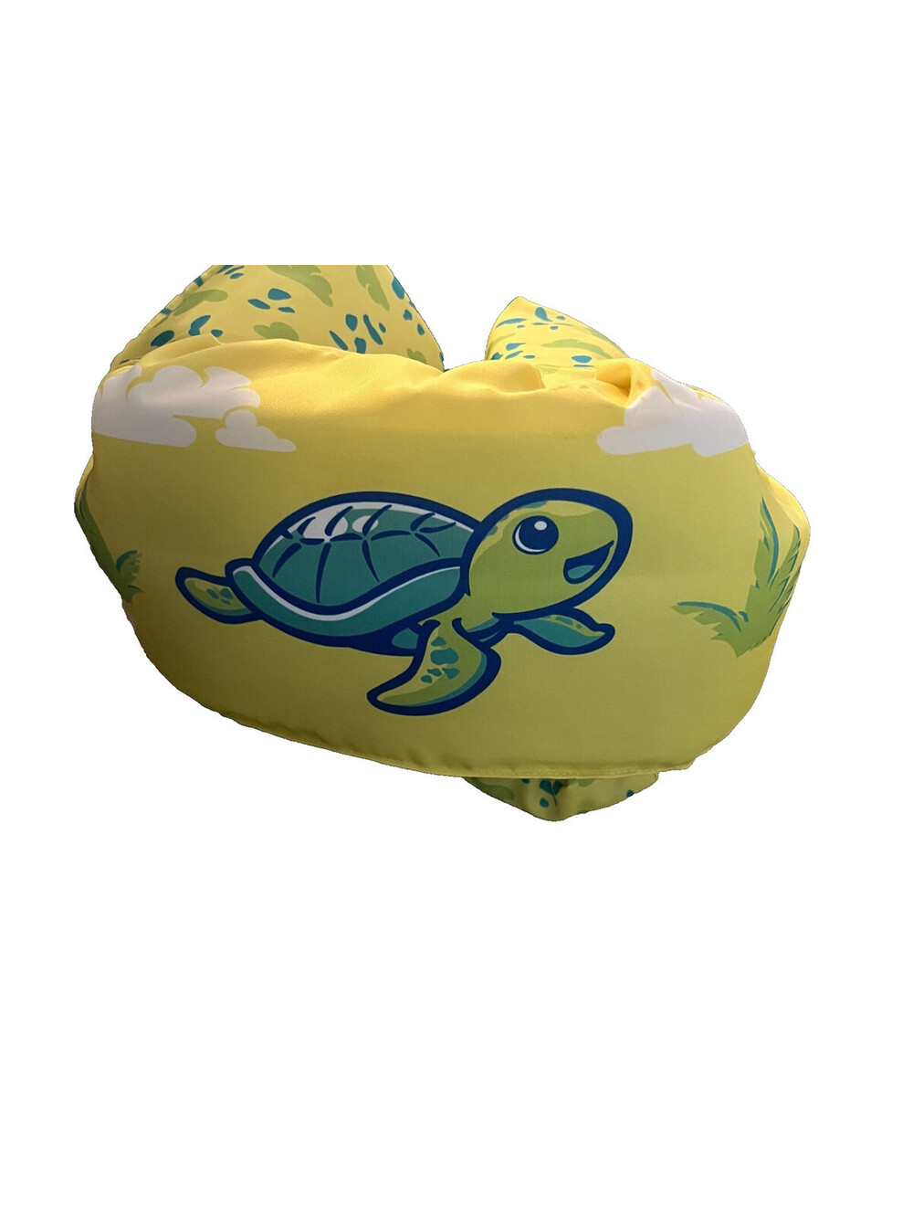 The Original Puddle Jumper Child Life Vest Turtle Float Jacket Green Yellow